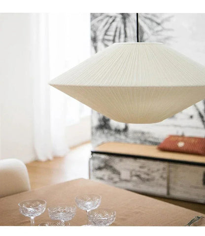 Brera Pendant Lamp Japanese Fabric Pendant Lamp Creative Dining Room B&B Ceiling Chandelier
