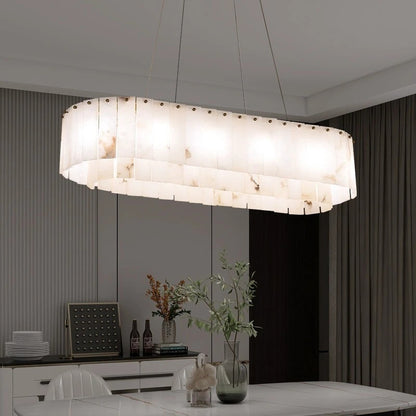 Rock Alabaster Chandelier 