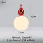 Nordic Art Floor Lamp Abstract Humanoid Holding Ball Vertical Light for Living Room Bedroom Creative Sculpture Decor Desk Lamps