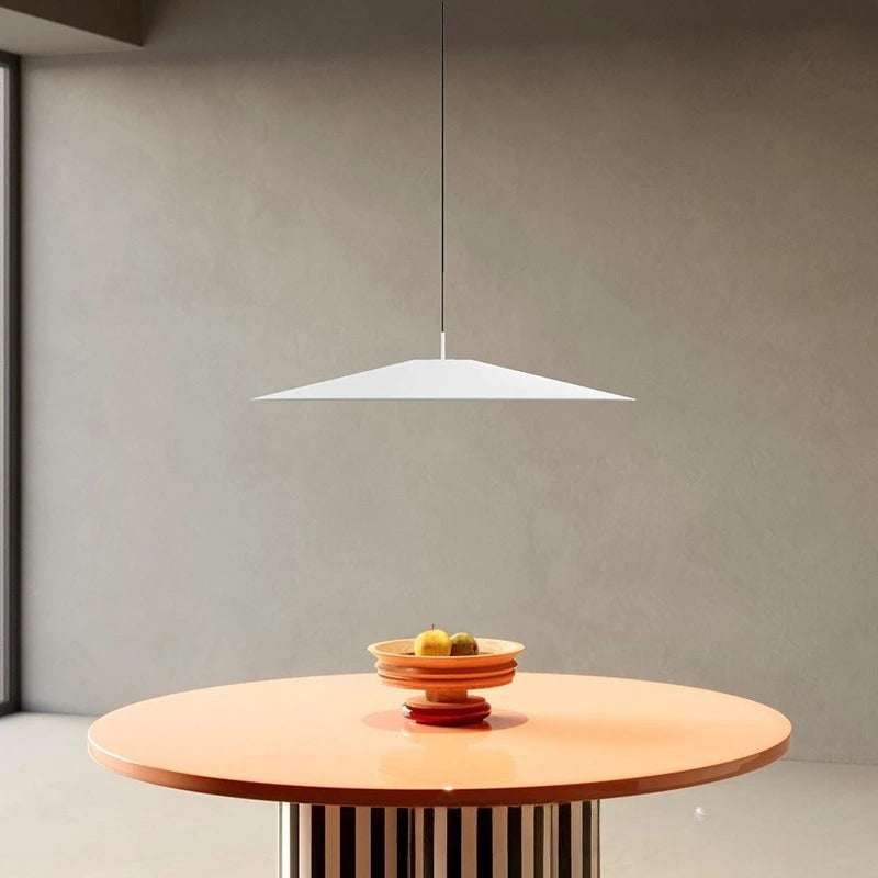 Minimalist black Flying Saucer Pendant lamp led round dining lamp