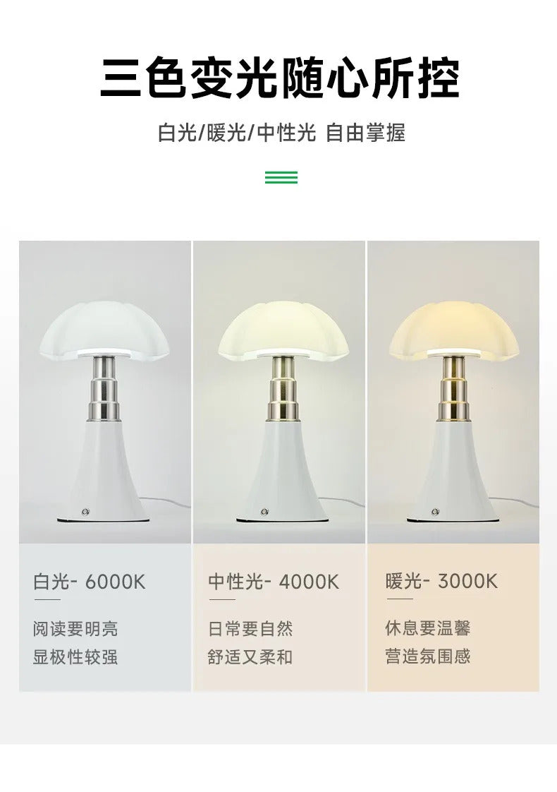 Italy Designer Wrought Iron LED Table Lamps White Petal Glass Lampshade Bauhaus Living Room Bedroom Restaurant Office Desk Light