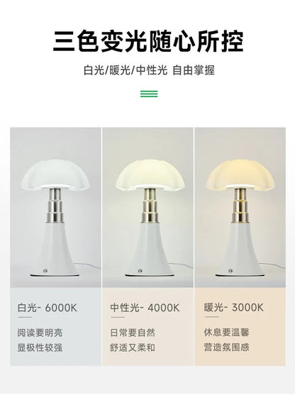 Italy Designer Wrought Iron LED Table Lamps White Petal Glass Lampshade Bauhaus Living Room Bedroom Restaurant Office Desk Light