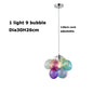 Gross glass bubble Pendant lamp bedroom kitchen island light