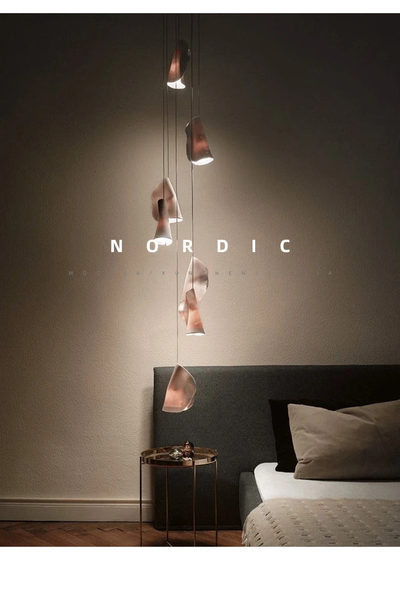 Nordic Minimalist ceramics chandelier Canada designer artistic creativity pendant lamp