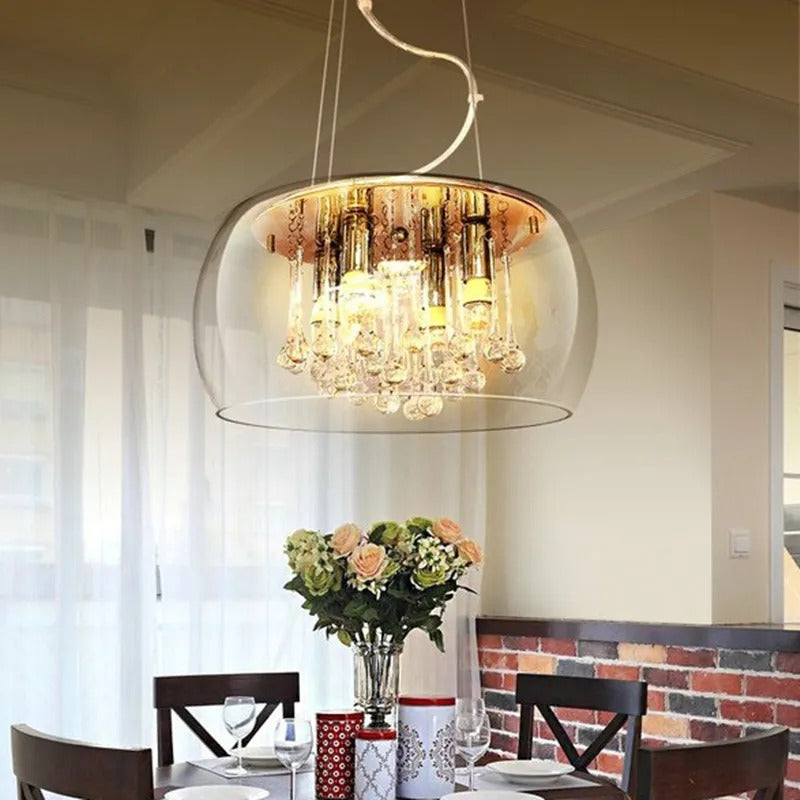 Nordic pendant lamp Luxury Glass Light Fixture crystal pendant lighting
