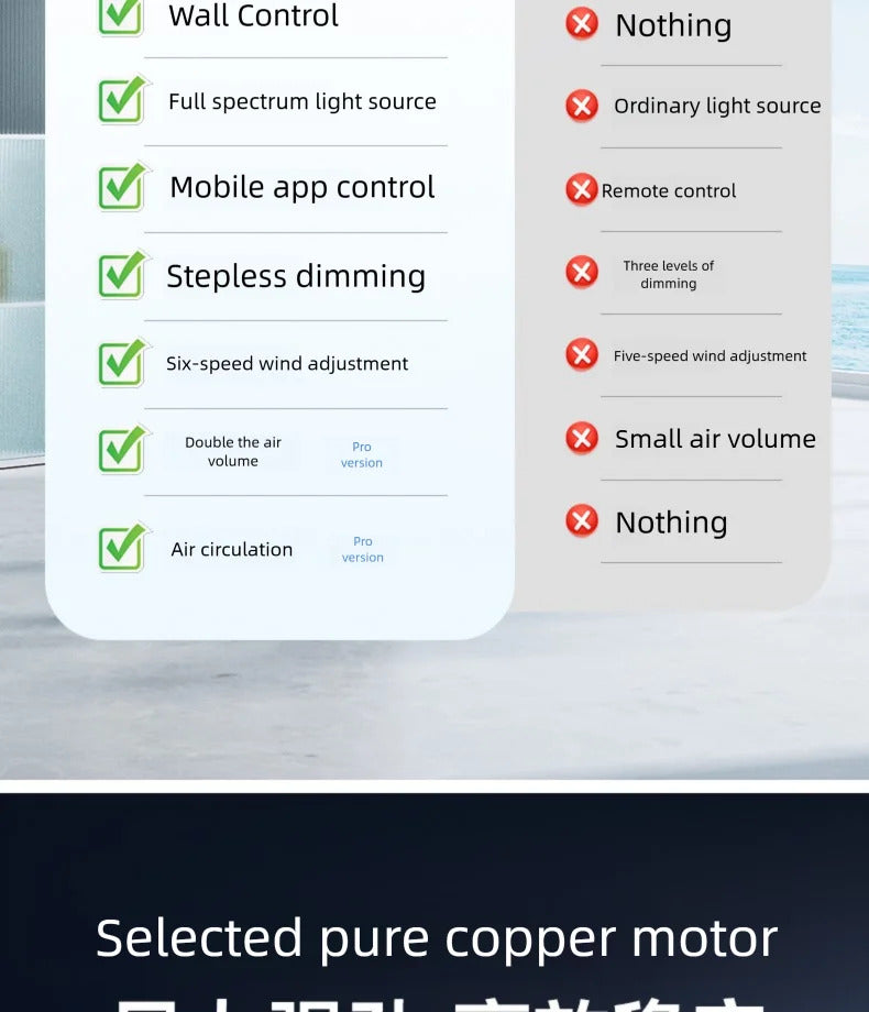 Light Luxury Bladeless Fan Light Modern Minimalist Creative Room Ceiling Light