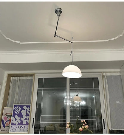 Bauhaus Telescoping Pendant Light Nordic Rocker Arm Movable swing hanging Lamps