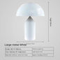 Italian luxury mushroom LED floor lamp metal Nordic eye protection bedside table lamp high-end home decoration lighting fixture