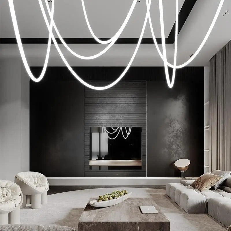 Tracer Loop Chandelier design interieur Light
