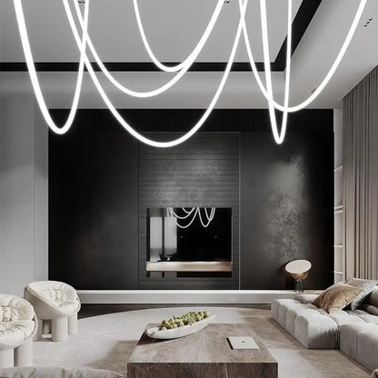 Tracer Loop Chandelier design interieur Light