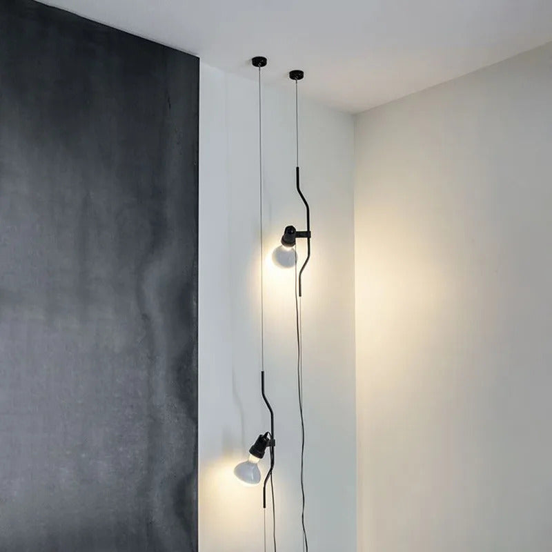Italian Parentesi Pendant Lamp Modern Parlor Corner Lamp
