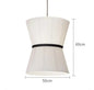 Wabi-sabi Style Pendant Lights Modern Fabric Pendant Lamp Minimalism Cloth Art Chandelier