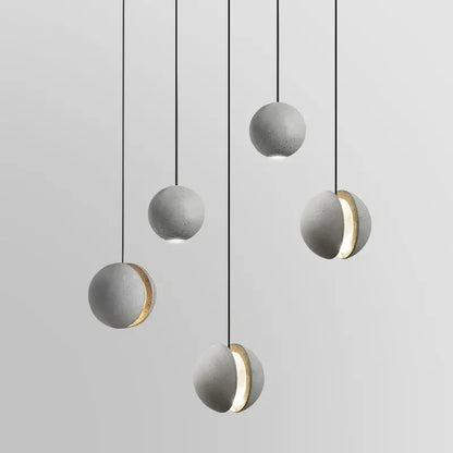 Moon Concrete Pendant Lamp