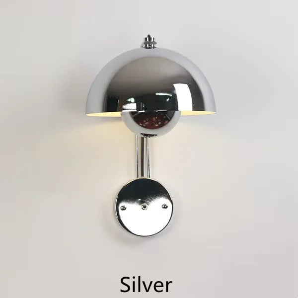 Nordic colorful Bud Wall Lamps Mushroom cute wall sconce bedside night light