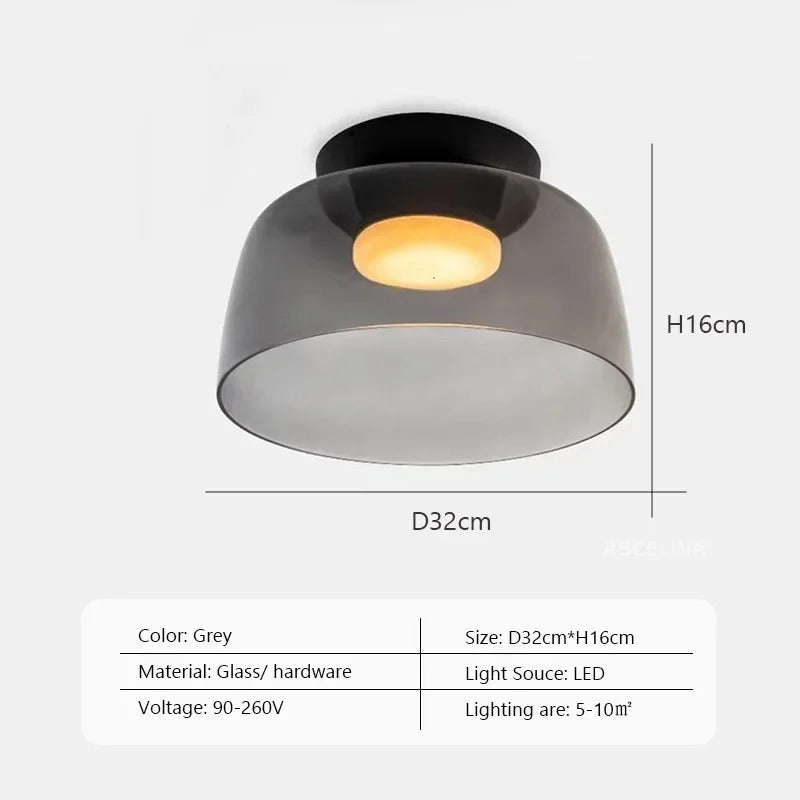 LEVELS Glass Ceiling Lamp Creative Dining Room bedroom decorating Lamps