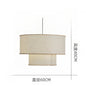 French Style Fabric Pendant Lamp Wabi Sabi Handmade Pendant Light