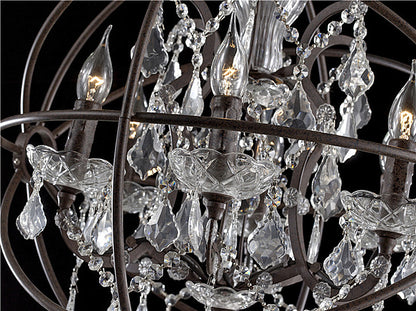 Rustic Orb Chandelier farmhouse kitchen Island light