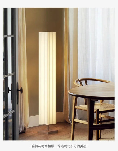 Wabi Sabi Fabric Floor Lights Home simple floor lamp