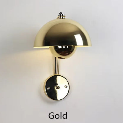 Nordic colorful Bud Wall Lamps Mushroom cute wall sconce bedside night light