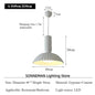 French Gypsum Pendant Light Nordic Designer Restaurant Chandelier