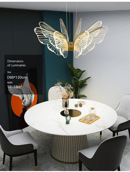 Butterfly Chandelier Bedroom kitchen island chandelier