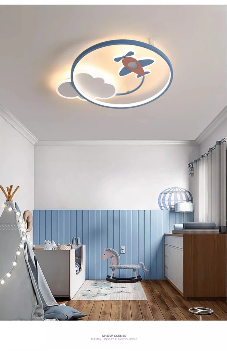 Children's Room Baby Room Ceiling Light LED Warm Boy Girl Bedroom Ceiling Lamps