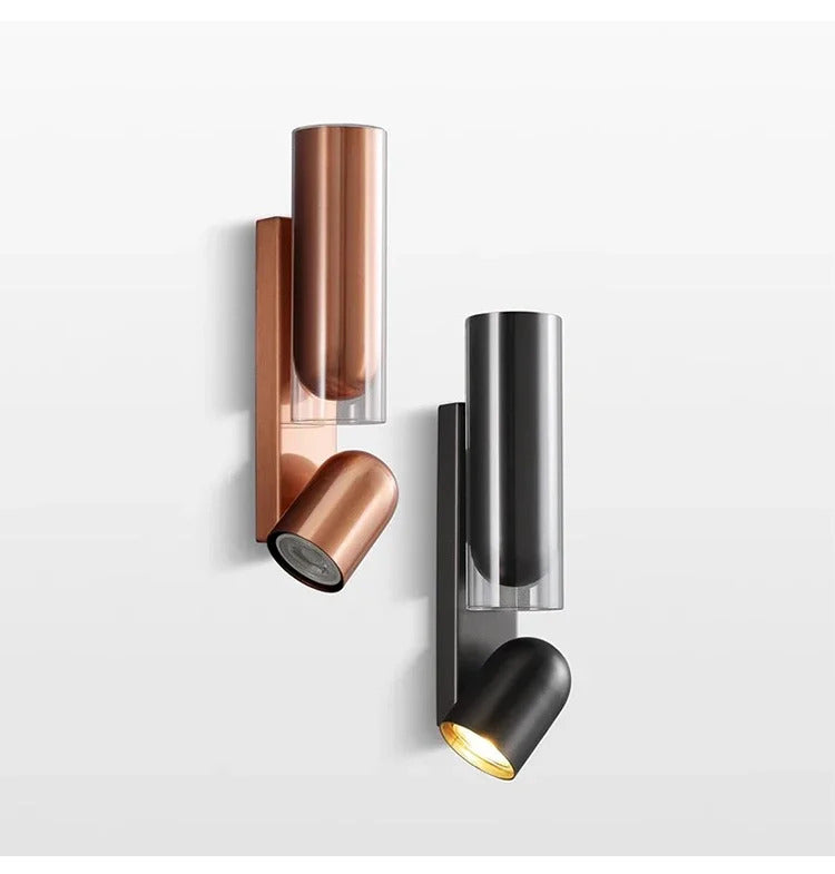 Bauhaus Italian wall lamp Modern minimalist Adjustable angle bedside night light