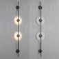Alabaster Vertical Wall Lamp Modern Mable Wall Art Black Led Acrylic Circle Wall Lamp