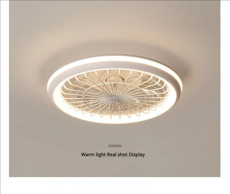Minimalist Ceiling Fan Light Restaurant Full Spectrum Eye Protection Lamp