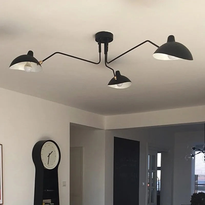 Multi-Arm Spider Ceiling Light 
