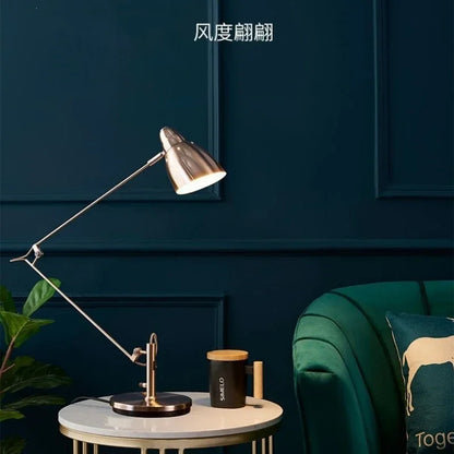 Swing Long Arm Table Lamp Flexible Adjustable Aluminum Desk Light with E27 Bulb led floor lamp