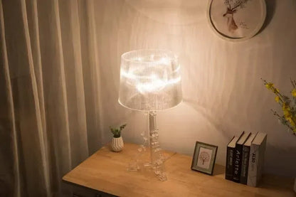 Acrylic Desk Lamp Creative Simplicity for Bedroom study room Personalized Decoration Baroque Ghosting Table Lamps Room Decor