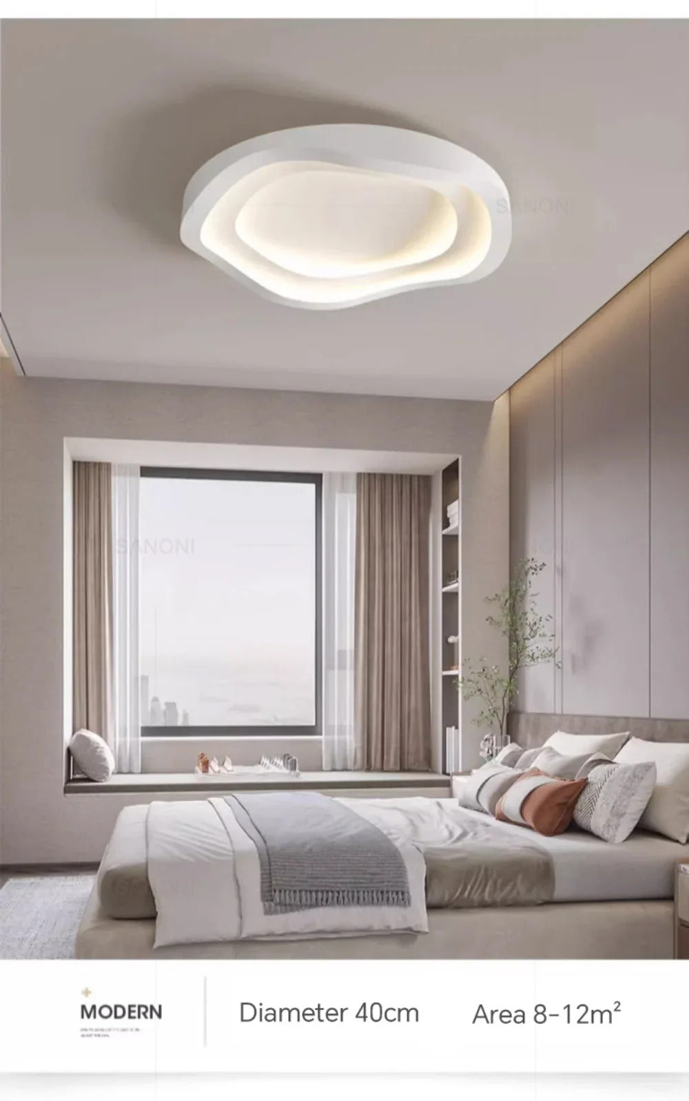 Modern LED Ceiling Lamp Dining Room Bedroom Home Decor Lighting Fixtures