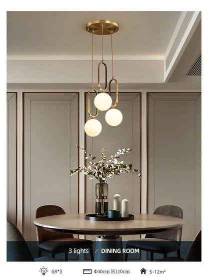 Modern luxury pendant light LED design pendant ball light Decor