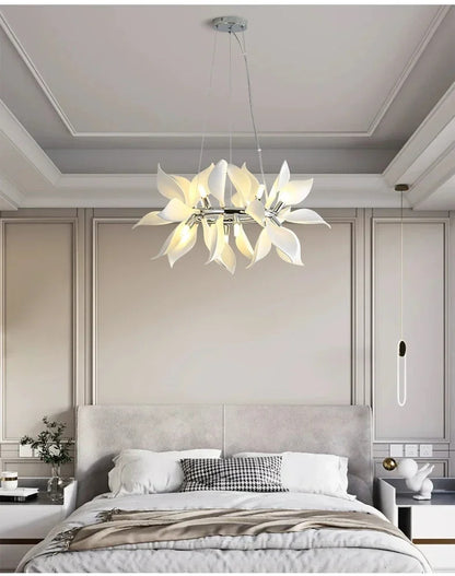 Nordic Petal chandelier Luxury Ceramic Pendant Lamp