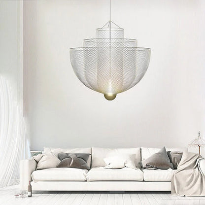 Designer Metal Cage Chandelier Modern Meshmatics Chandelier
