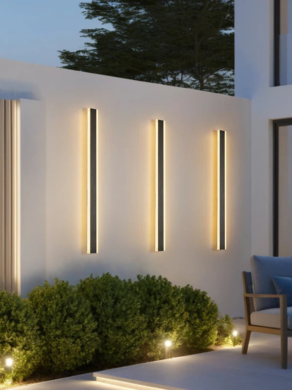 Outdoor Wall Lamps Waterproof Line Minimalist wall Lights Long Strip IP65 Wall Lights