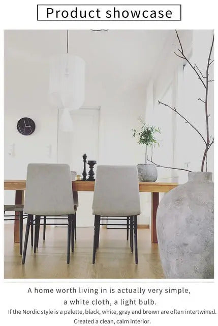 Denmark Linen Cloth Pendant Light Ay illuminate Pendant lamp