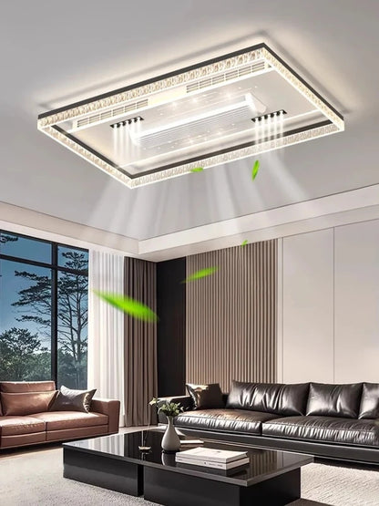 Ceiling Fan Light Invisible Bladeless Ceiling Lamp With Remote Control