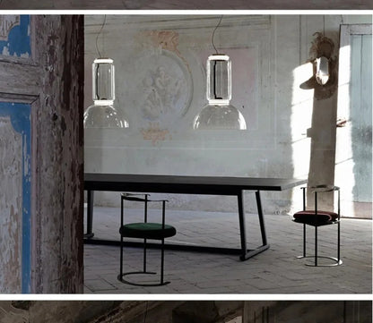 Italian Designer Glass Lampshade Pendant Light Minimalist LED Chandelier for Living Room Dining Table Home Decor