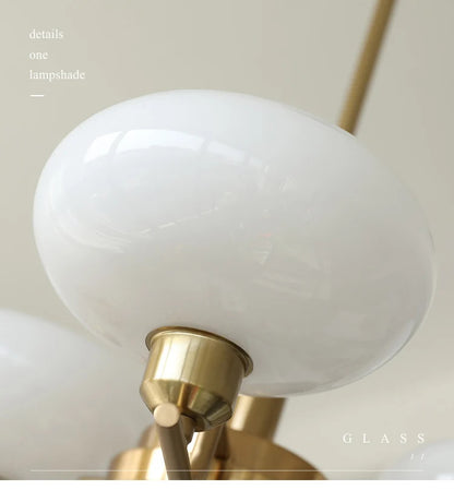 Bauhaus modern French bedroom study living room chandelier designer Northern European retro lamp