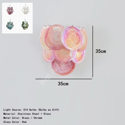 Camisa Murano Chandelier Designer hanging dining room lights