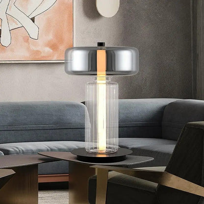 Living room designer desk lamp Nordic minimalist personality creative glass internet celebrity art bedside bedroom desk lamp