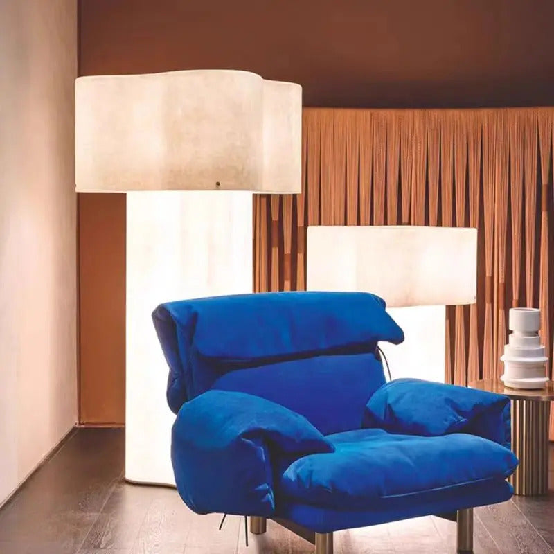 Nuvola Cloud Pendant Lamp Designer Hand-made Curved Fabric Lamp