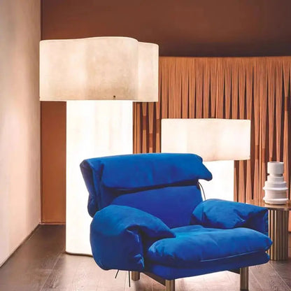 Nuvola Cloud Pendant Lamp Designer Hand-made Curved Fabric Lamp