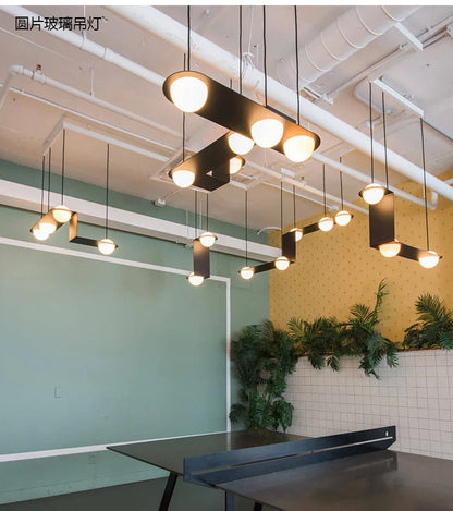 Laurent Collection Nordic glass ball pendant light art led geometric lamp