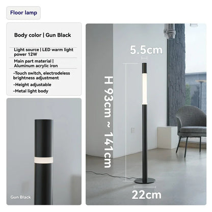 LED liftable Floor Lamp Living Room touch lamp Bedroom Bedside Decor Ambient Lighting