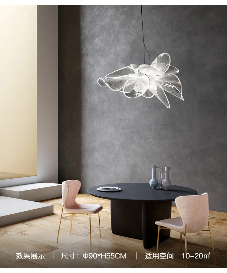 La Belle Etoile Chandeliers Nordic fancy chandeliers Italian Designer White minimalist lamp