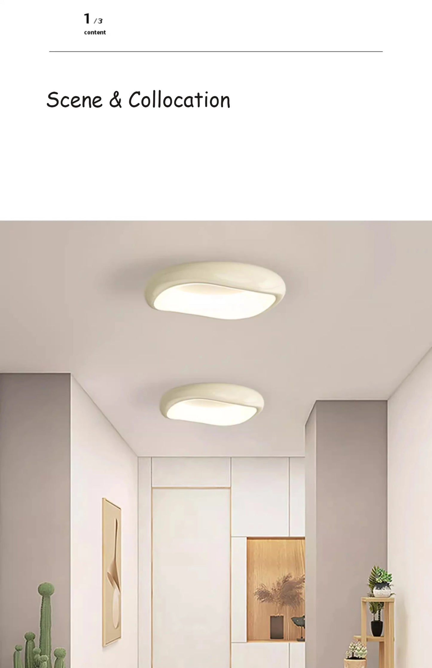 Modern Creative Ceiling Lights Cream Style Living Room Home Decorate Lighting Fixture