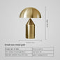 Italian luxury mushroom LED floor lamp metal Nordic eye protection bedside table lamp high-end home decoration lighting fixture